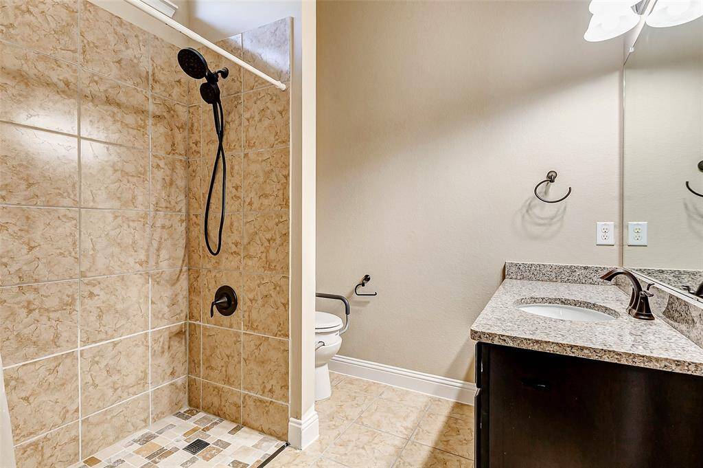 Shower in your secondary bathroom