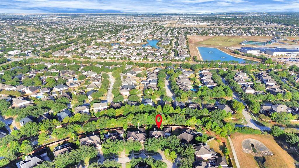Facing East. Thompkins High School in upper right corner 1.5 blocks.