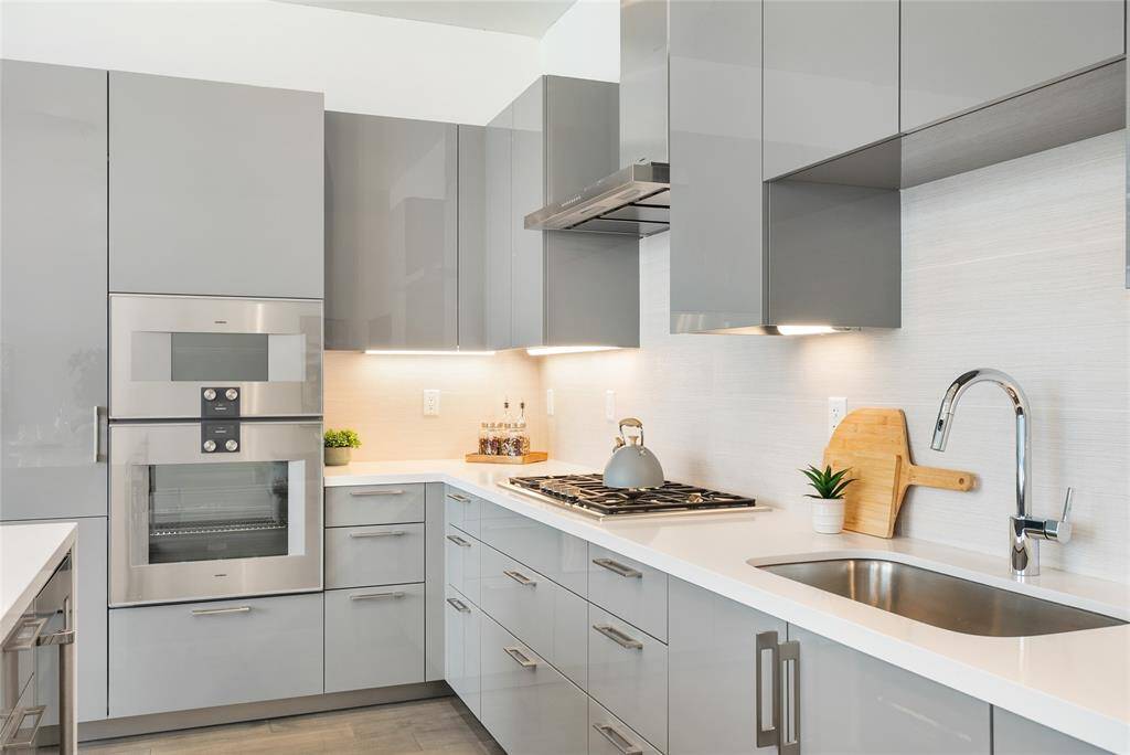 The chef of the home will delight with multiple high-end appliances, like Thermador and Gaggenau!