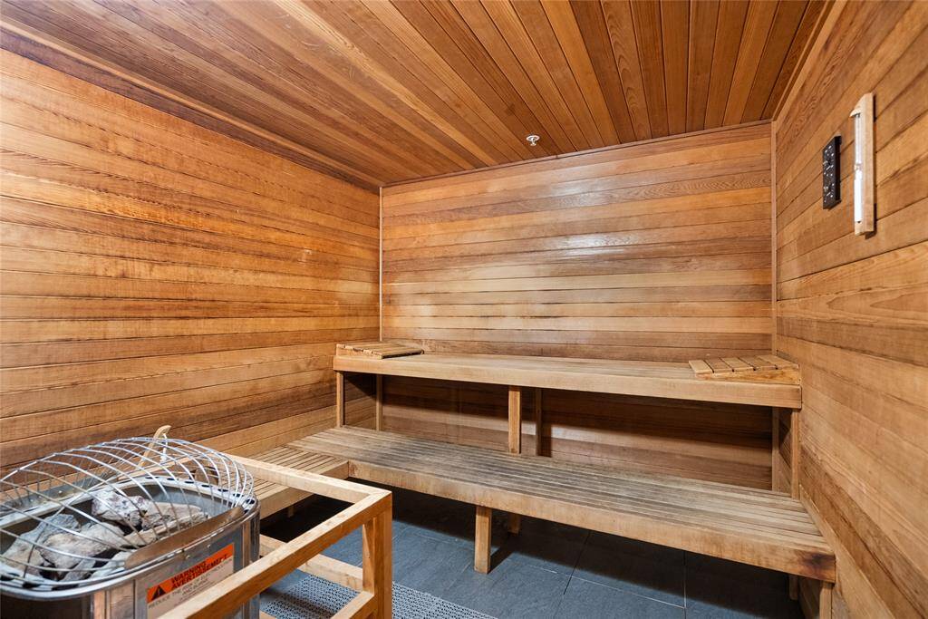 Rest and recover after a work out in the Dry Sauna