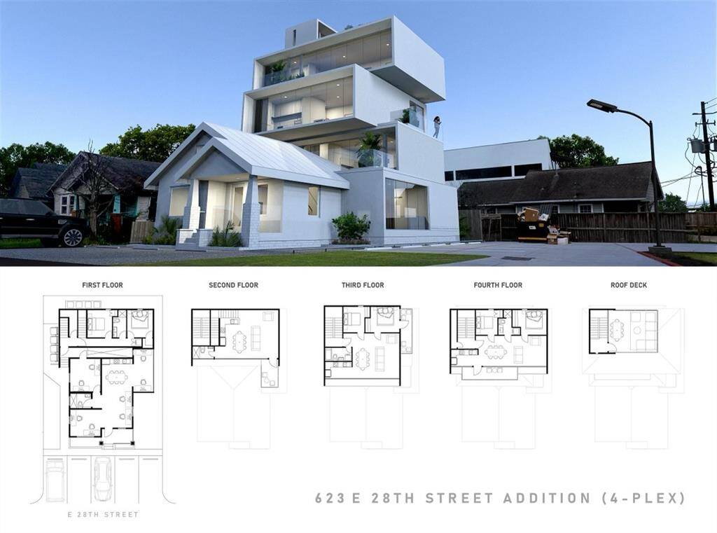 Floor plan created by the seller showing the potential for updates the property has to offer.