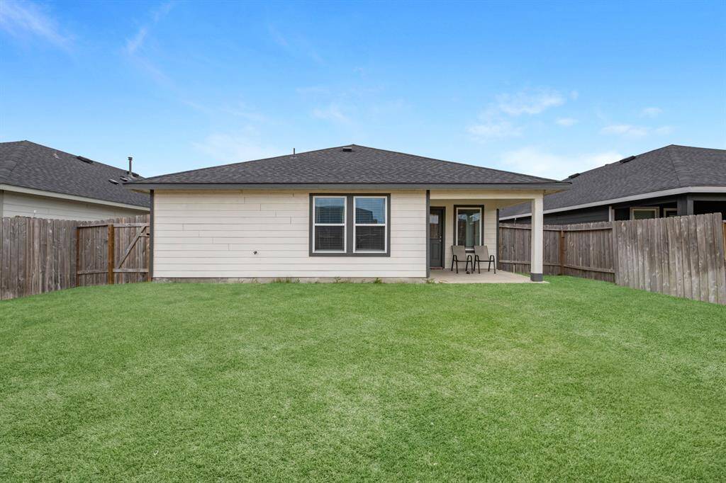 Large backyard!