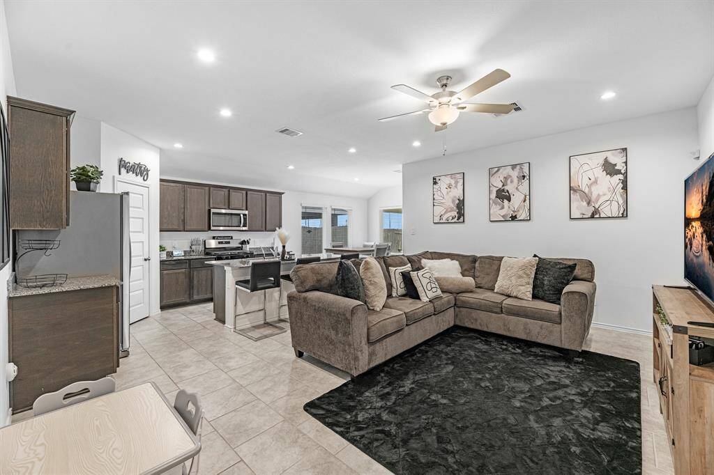 Living room - open concept!