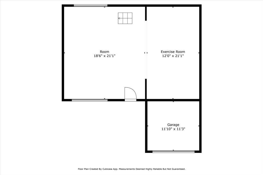 floor plan of the garage