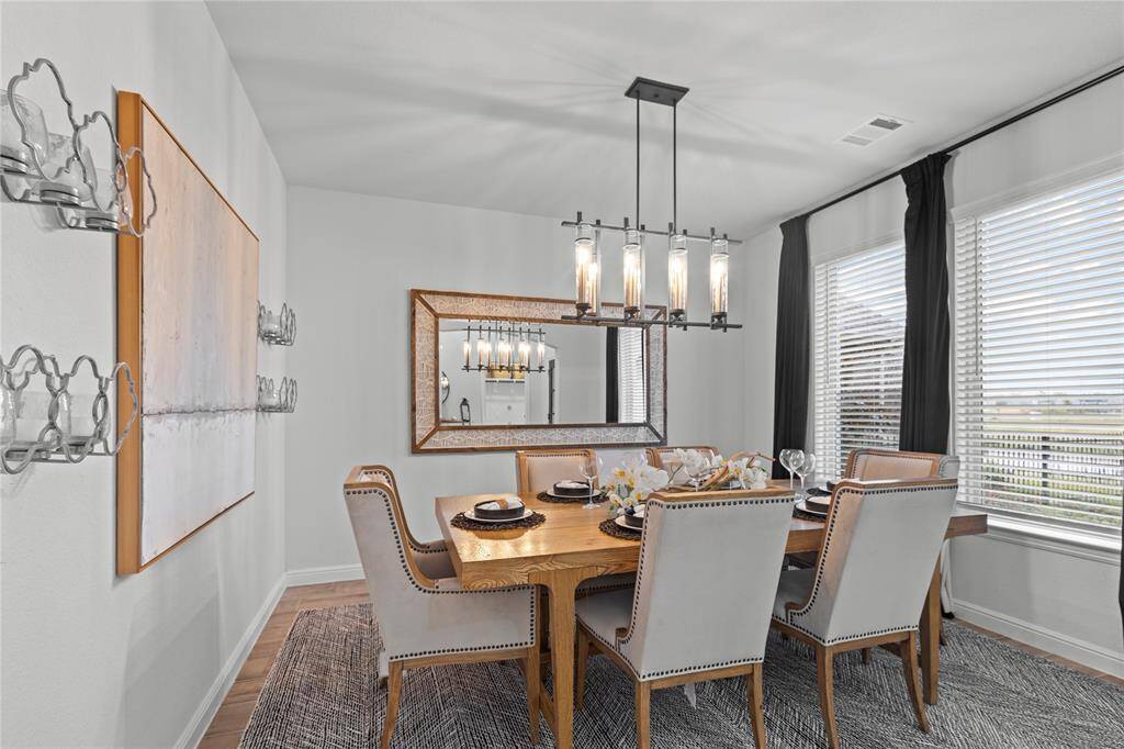 Saratoga builds open floor plans with buyers needs in mind.  Image from model home.
