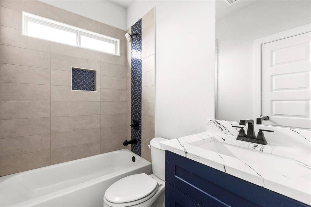 First floor full bathroom attached to your bonus first floor bedroom or study.