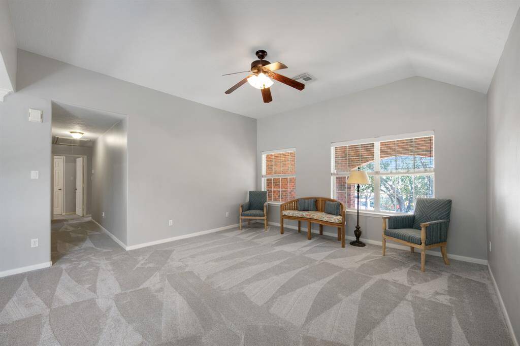 The upstairs game room offers a versatile space, ready to be transformed into whatever your imagination desires. Whether it’s a playroom, entertainment area, or home office, it provides a perfect blank canvas for your creative vision.
