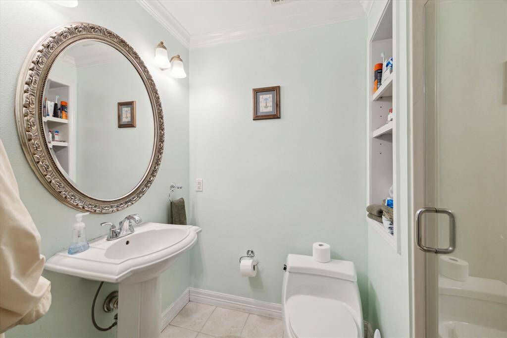 Primary bathroom.