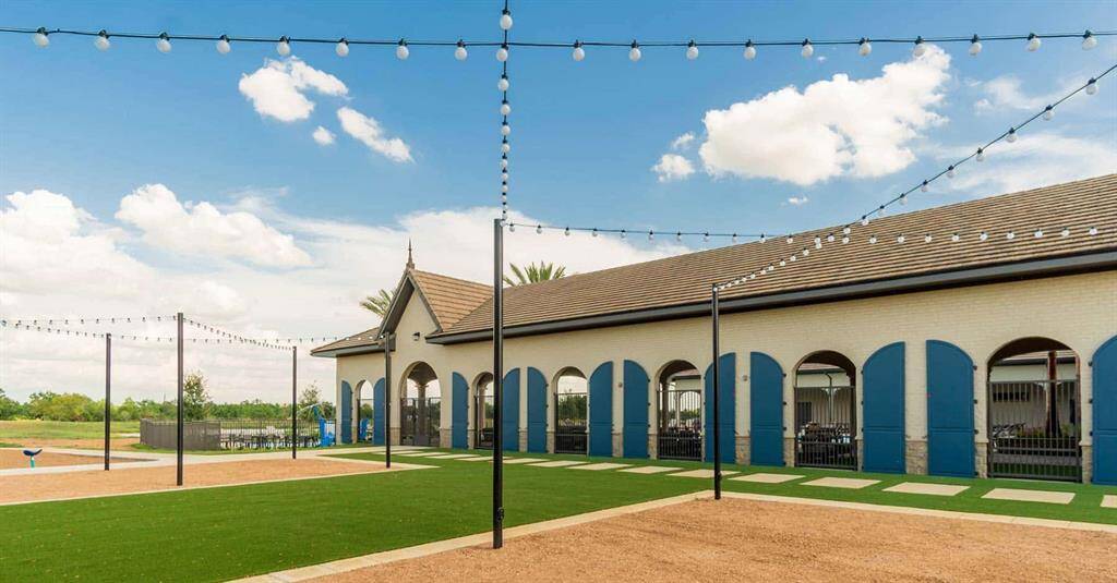 Strung with cafe lights, the Events Lawn is the perfect space for planned resident events or impromptu neighborhood gatherings!