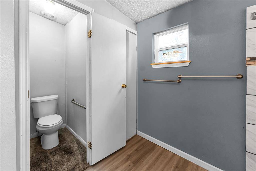 Private water closet and large storage closet