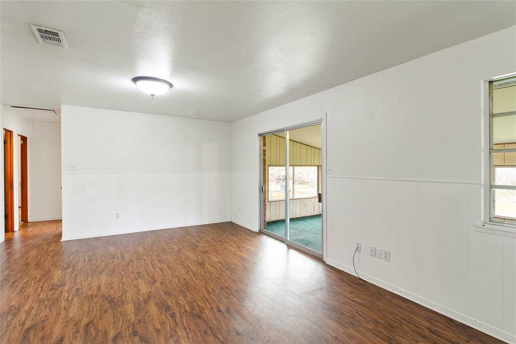 Spacious dining area