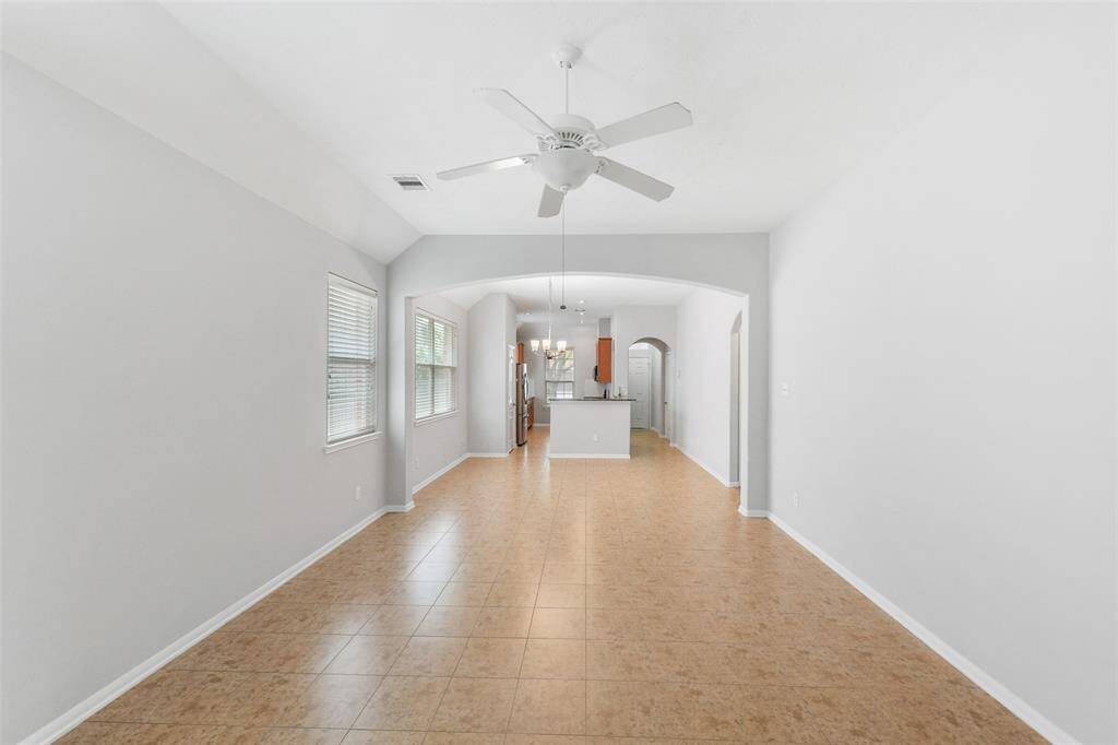 Family room as viewed from the front door - perfect for entertaining