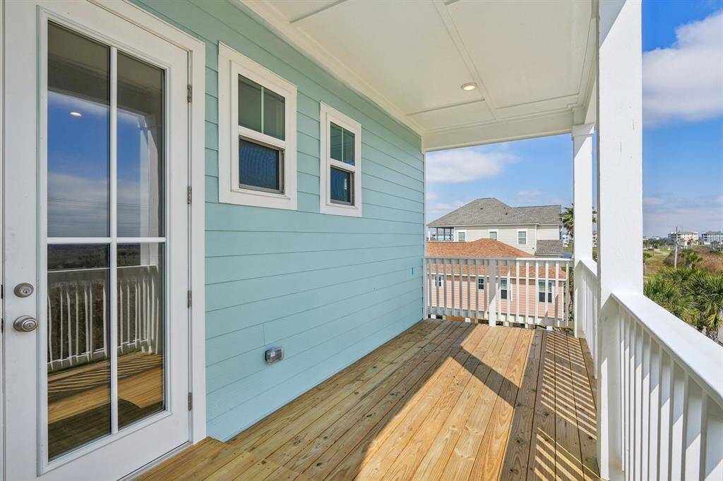 Your south facing first floor deck.