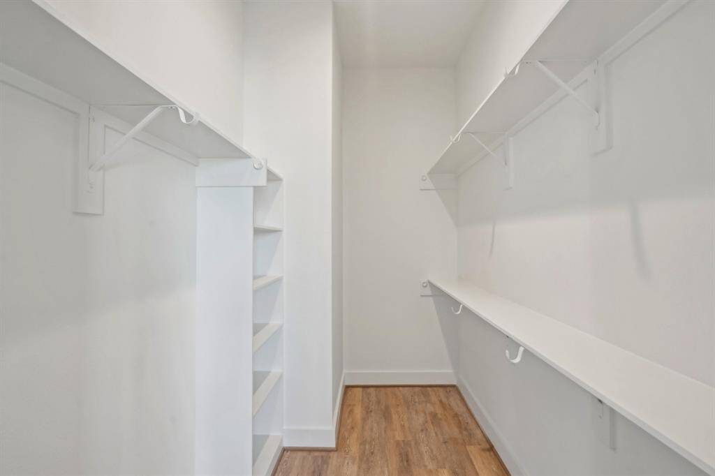 The walk-in closet located in the primary suite is incredible.