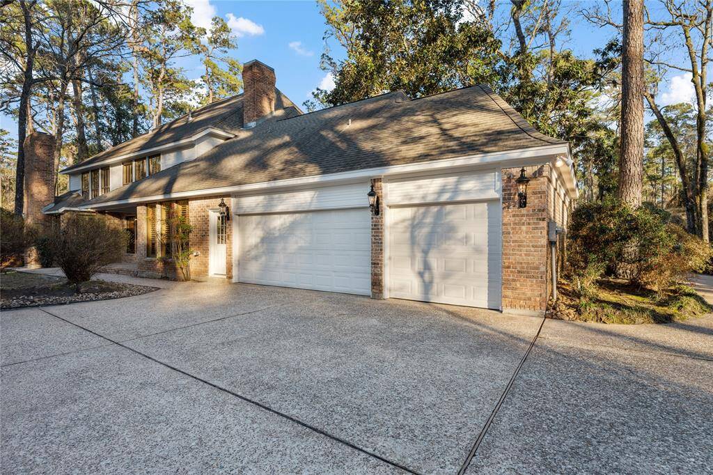 4 Bedrooms...plus Study plus Large Game Room... 3 full & 2 half Baths... 2 fireplaces.... HUGE Primary Bedroom Down... 2 Staircases... 3 car Attached Garage plus Workshop area... a WELL for your Sprinkler System.... A LARGE "private Lot" at the end of the street!