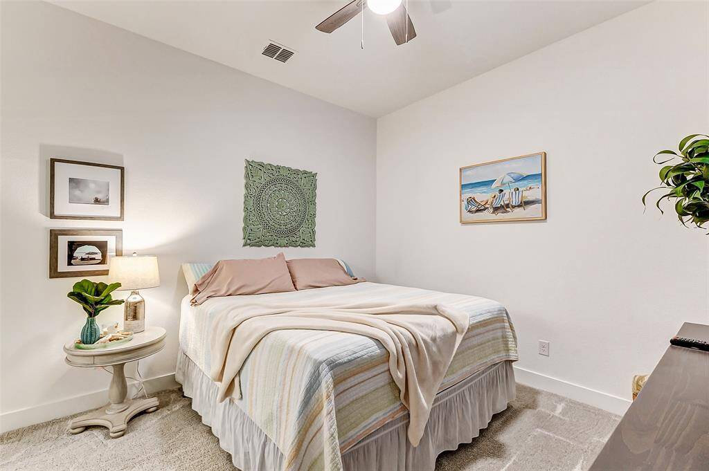 Generously sized secondary bedrooms with with large closets and upgraded finishes and bathrooms.