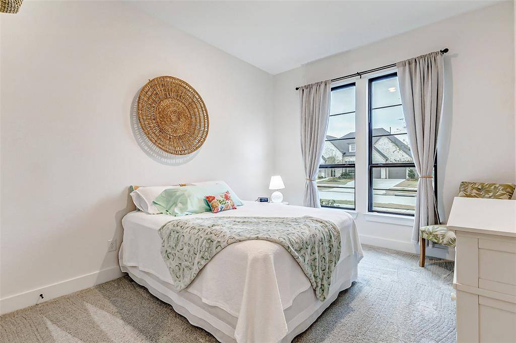 Generously sized secondary bedrooms with with large closets and upgraded finishes and bathrooms.