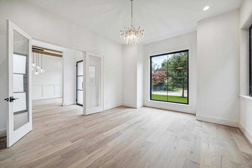 Study / formal living room view toward foyer and formal dining.