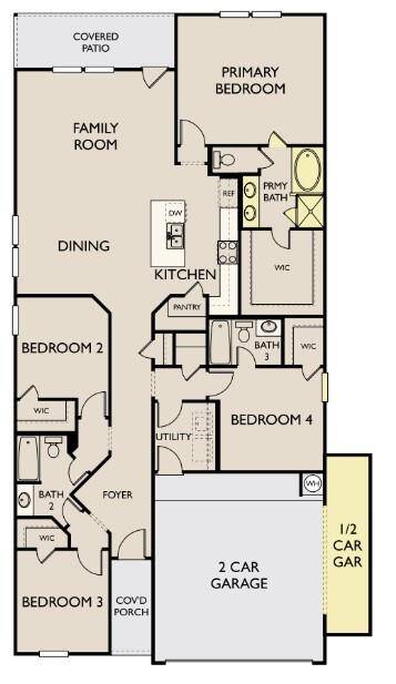The Hamilton Floor plan