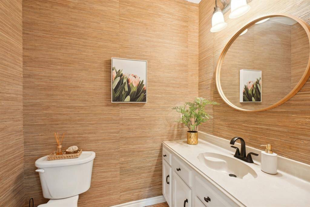 downstairs half bath