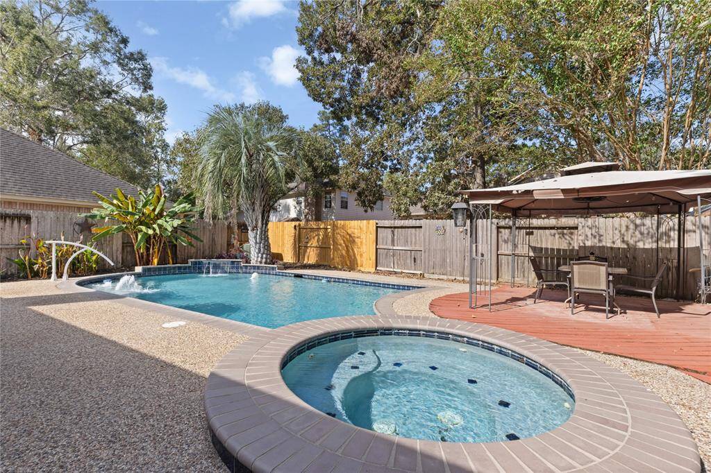 Pool, spa and patio.