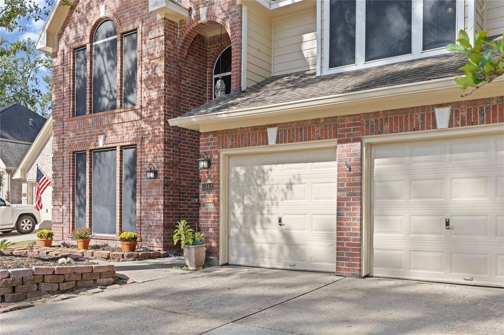 Front loading, two car garage with great parking.