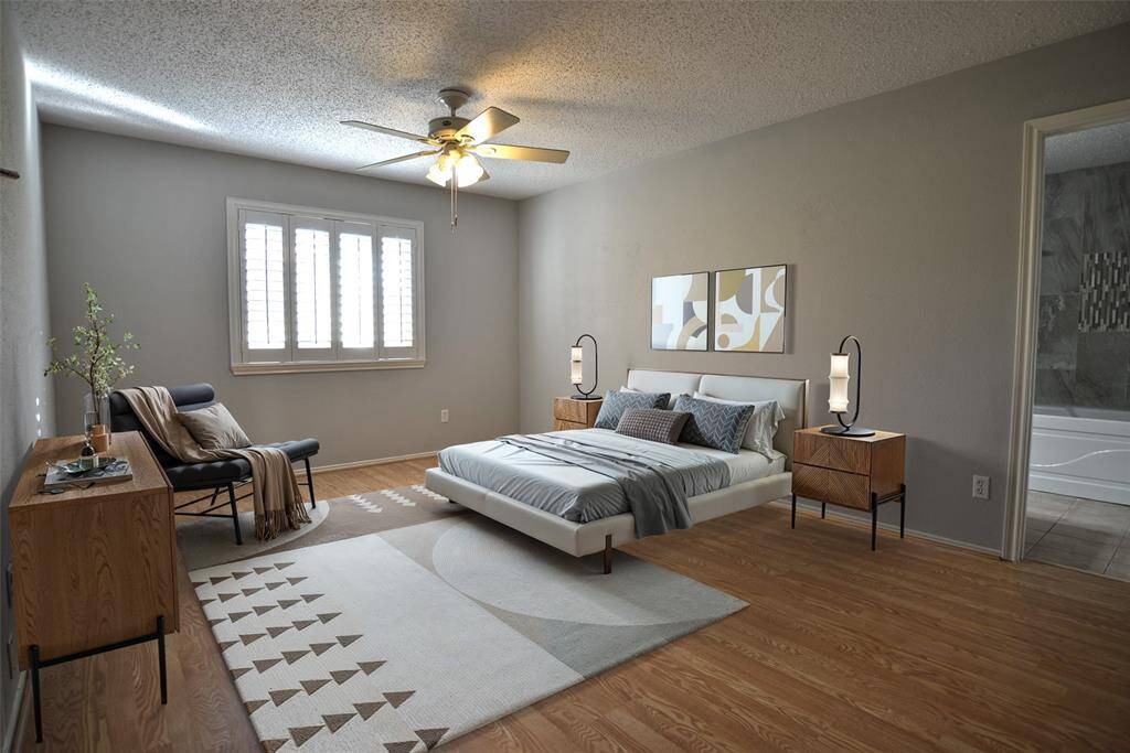 Large Primary Suite - virtually staged