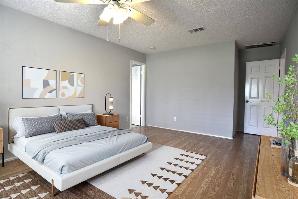Primary Suite - virtually staged