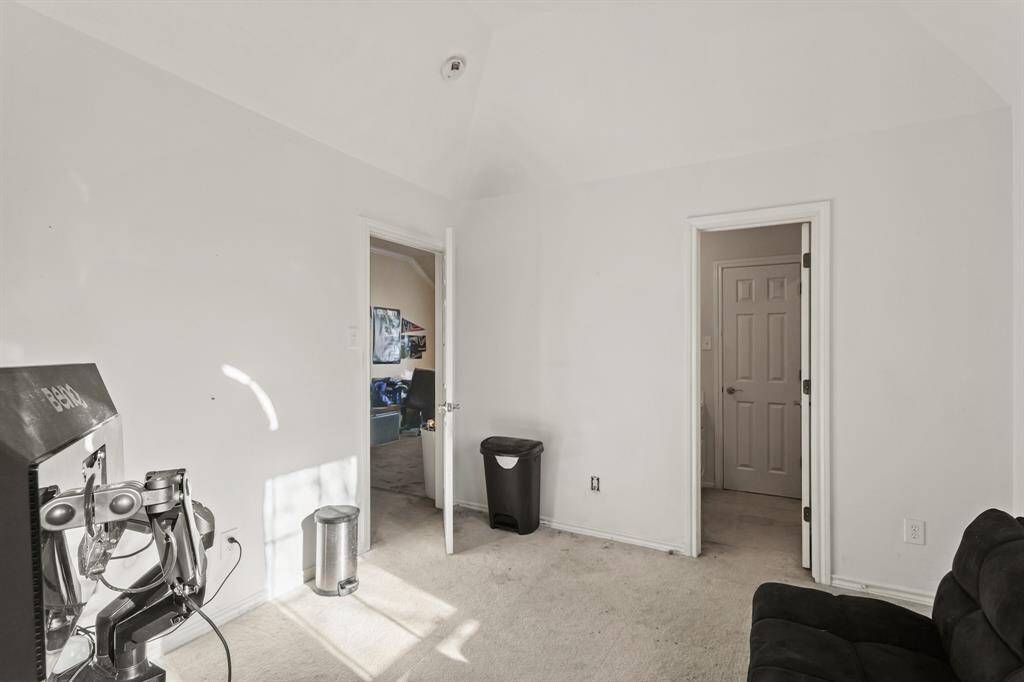 This bedroom has a connecting bath