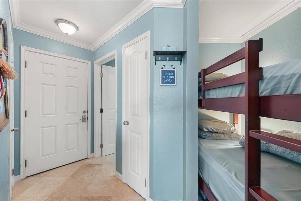 Bunk beds in hallway