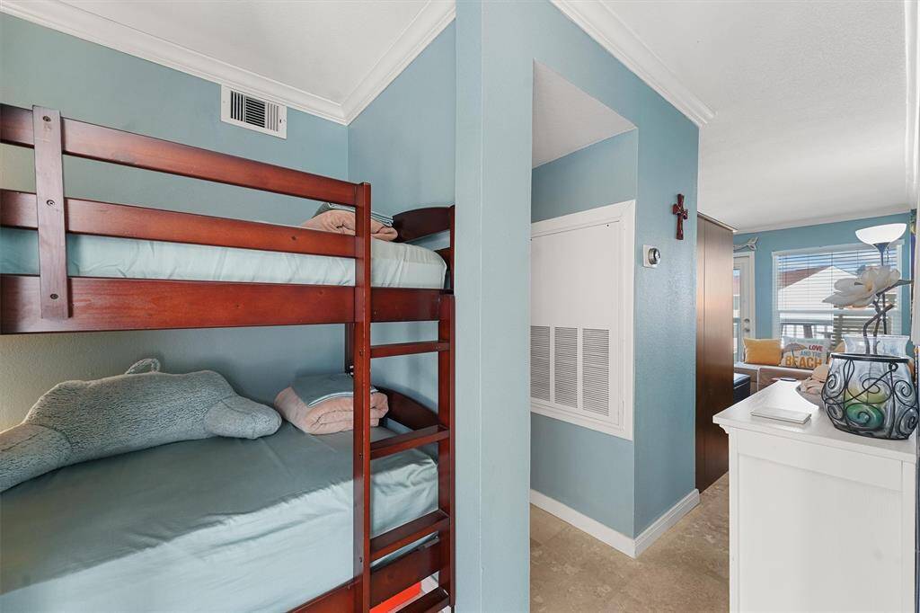 Bunk beds in hallway