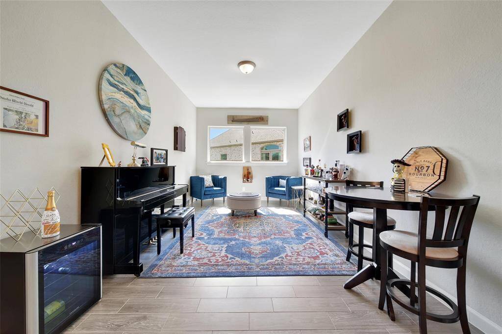View of dining room.