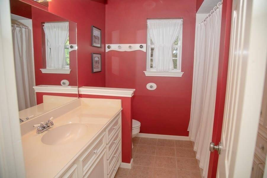 2nd bathroom that is shared with bedroom 2 and 3