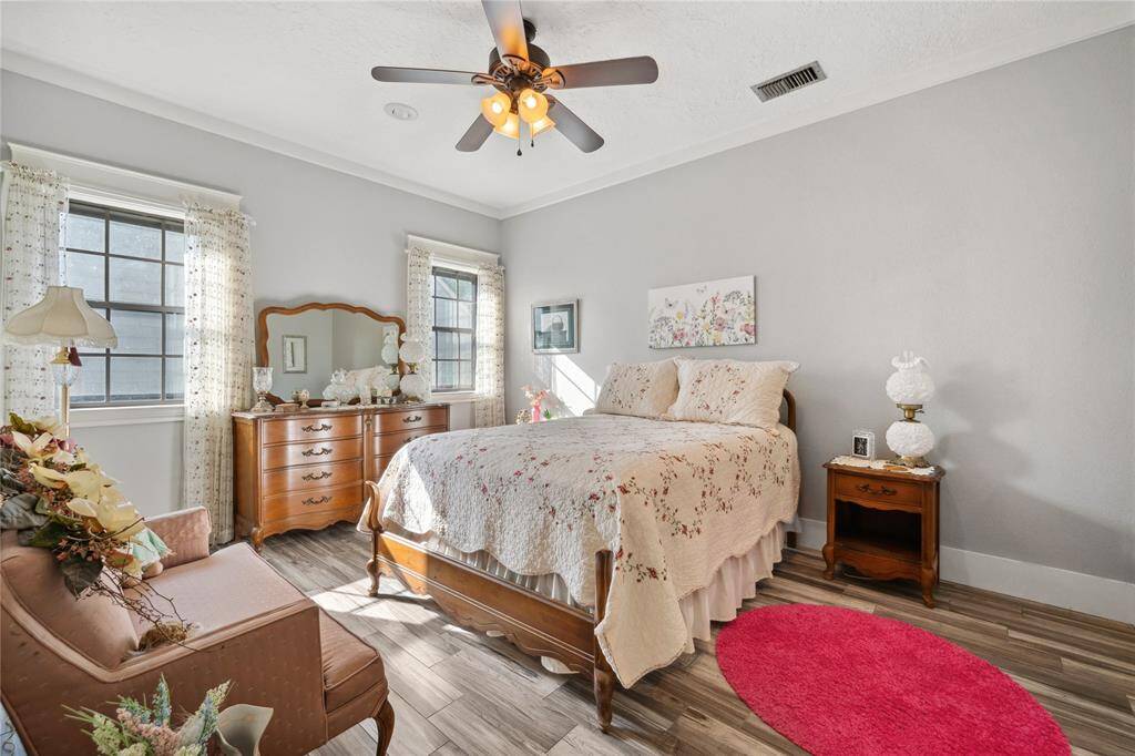 The secondary bedrooms are all spacious!
