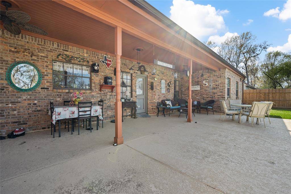 Enjoy gatherings with friends and family on your covered patio!