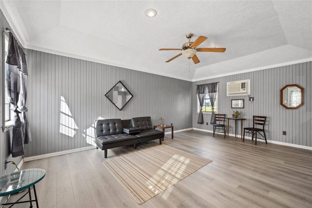 The guest home offers a great spot for either guests or rental income!