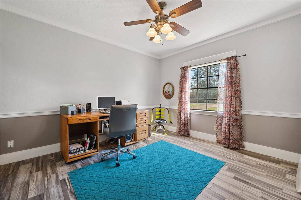 With an office just off the main entrance, this could also be a 4th bedroom in the main home!