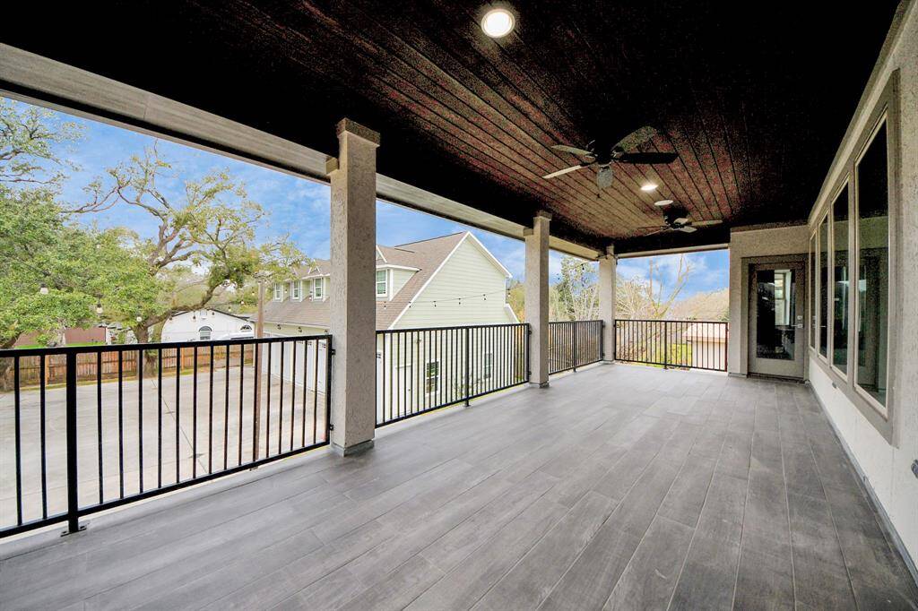 One of the fabulous features of the main home is this expansive 31'11 x 11'3" covered balcony on the 2nd floor which overlooks the rear property!