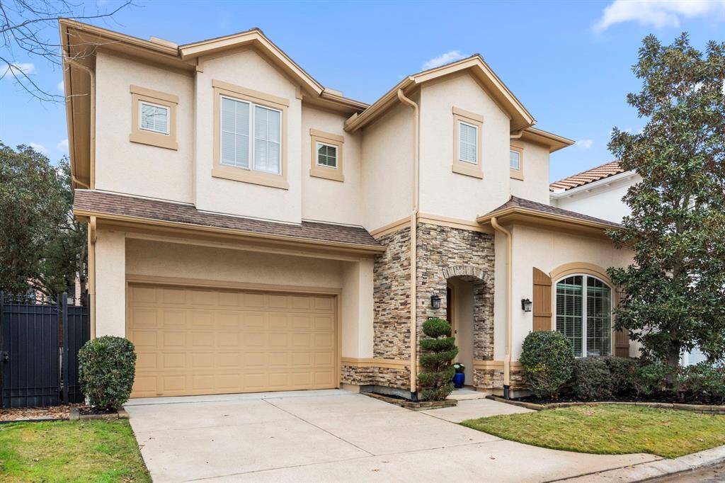 In addition to the two car garage this home offers additional driveway parking for two vehicles.