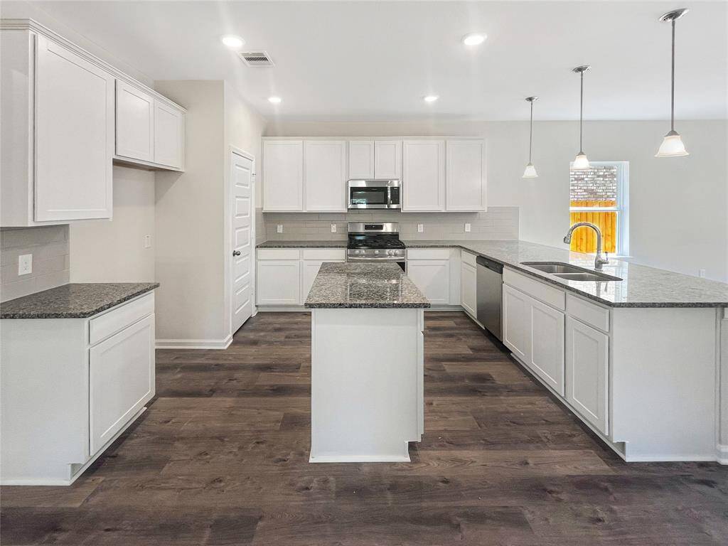 The Sparrow II- Kitchen with Island.