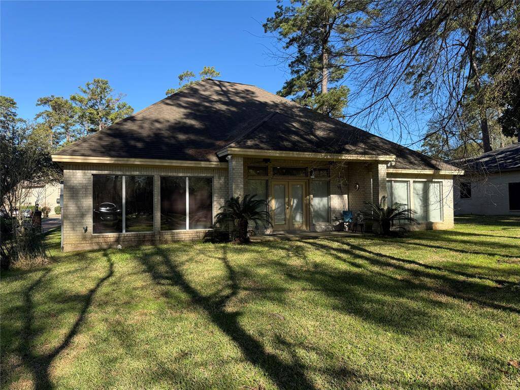 View of rear of home