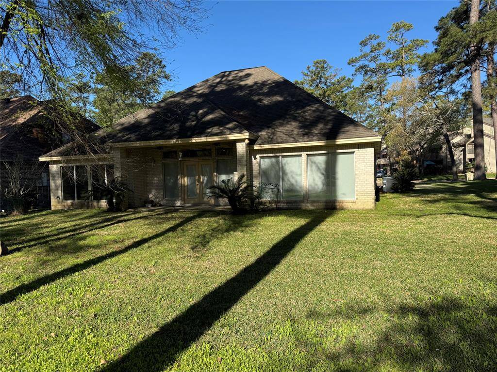 View of rear of home