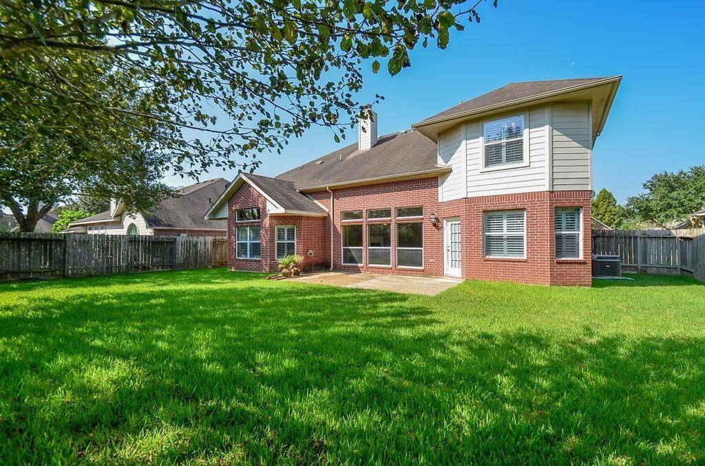 Large backyard fenced