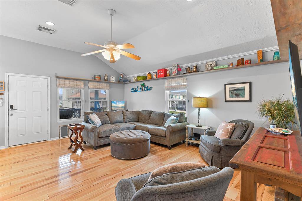 Looking from the living room towards the front door.