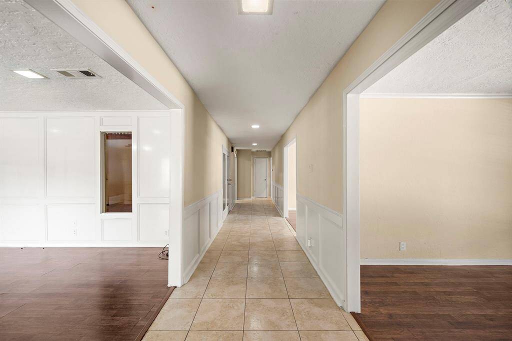 View inside the main entrance