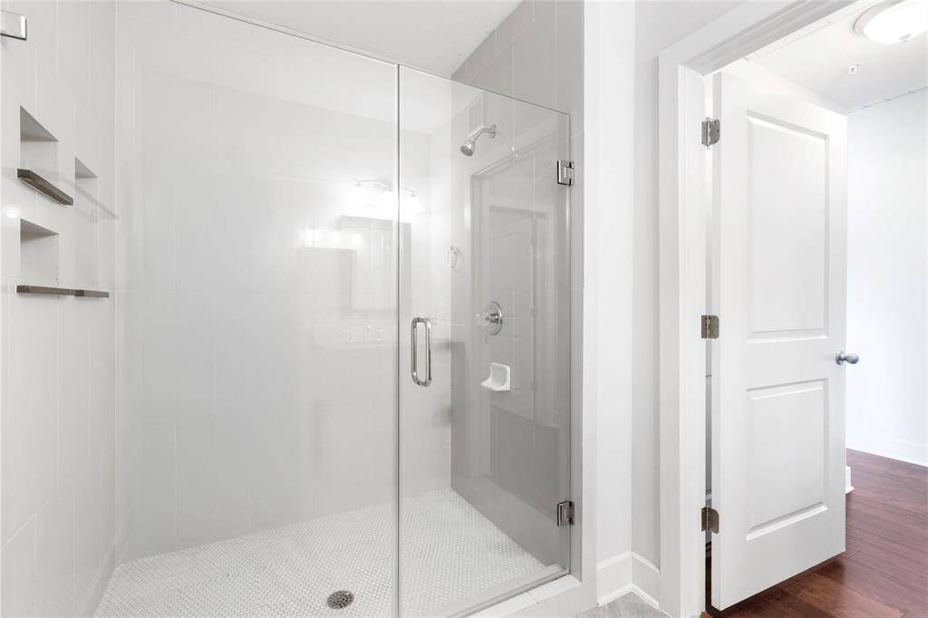 Alternate view of the spa like shower