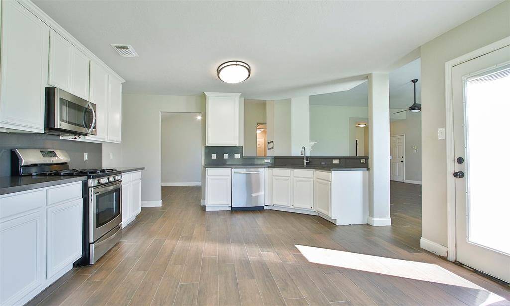 Another view of this large Kitchen.  A Pantry is located jus ton the left side (not pictured).