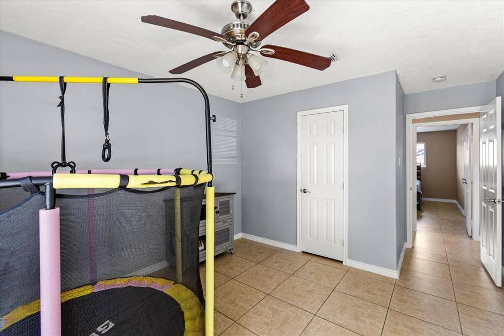 Fourth bedroom currently used as playroom