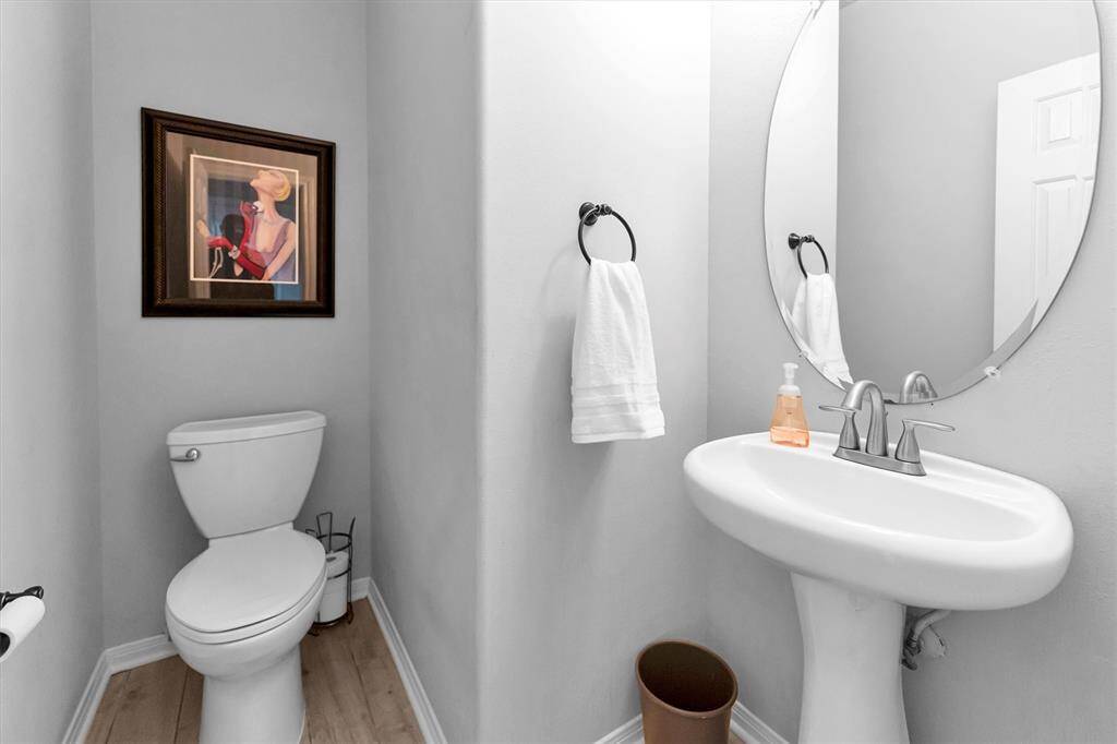 1st floor powder room