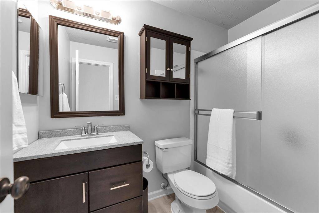 1 of 2 full baths upstaris